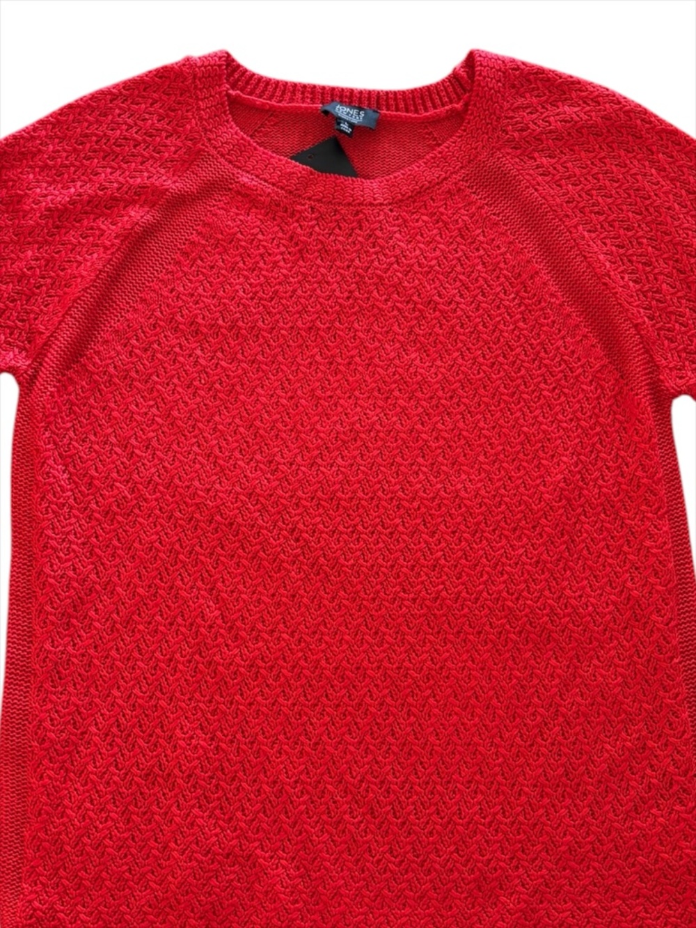 Jones New York Crew Neck Sweater Red Size L - Picture 5 of 11